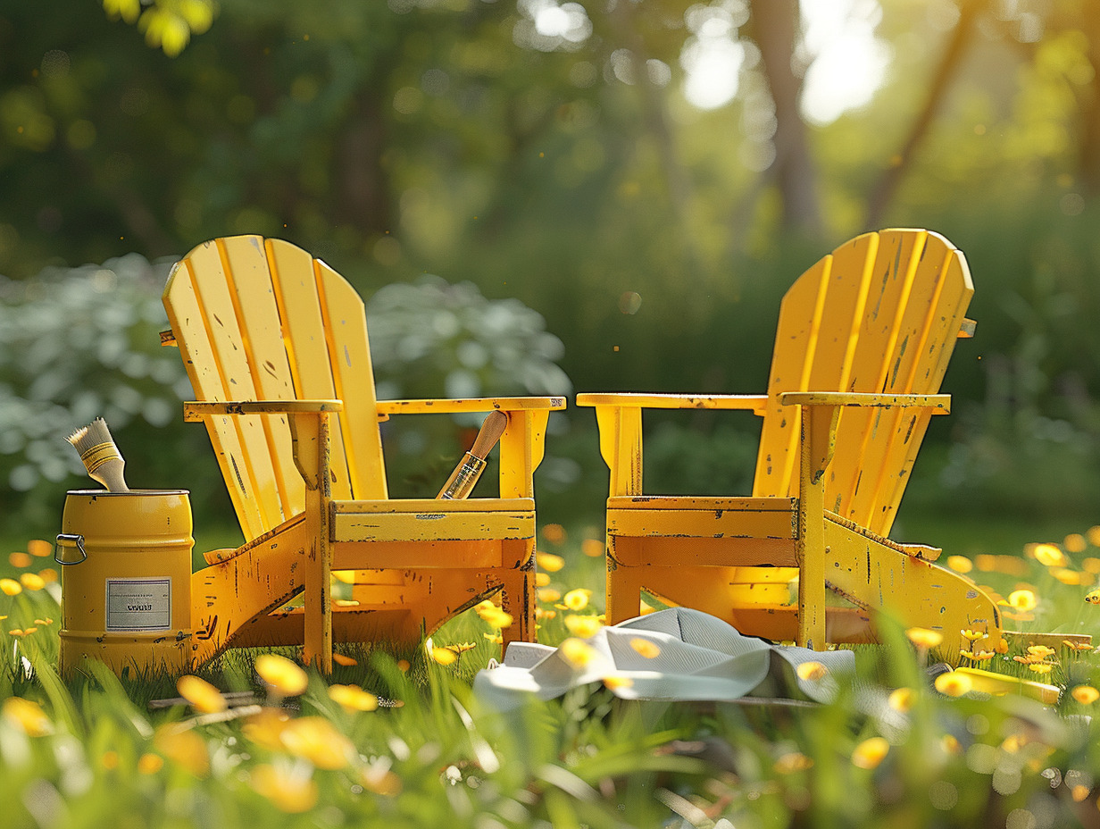 peinture chaises