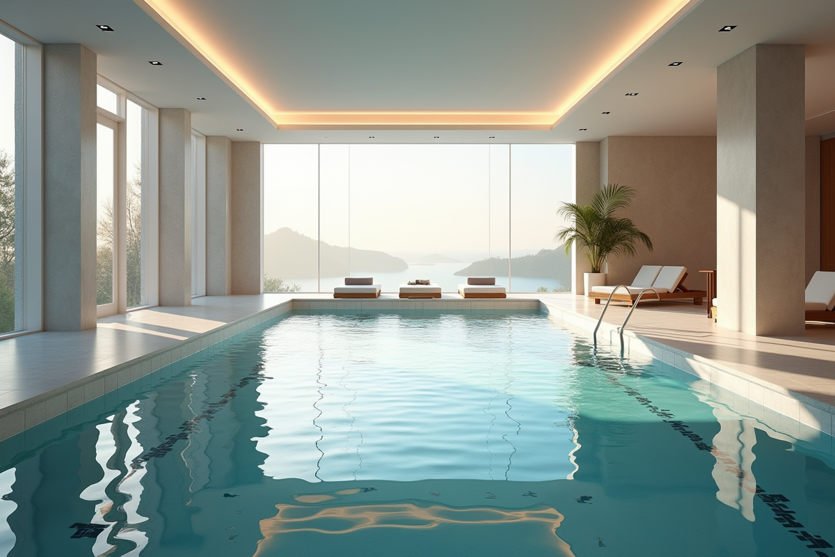 éclairage piscine