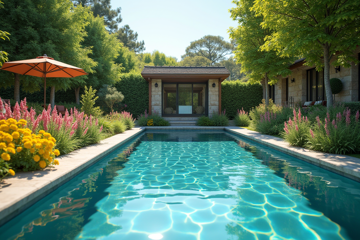 plantes piscine